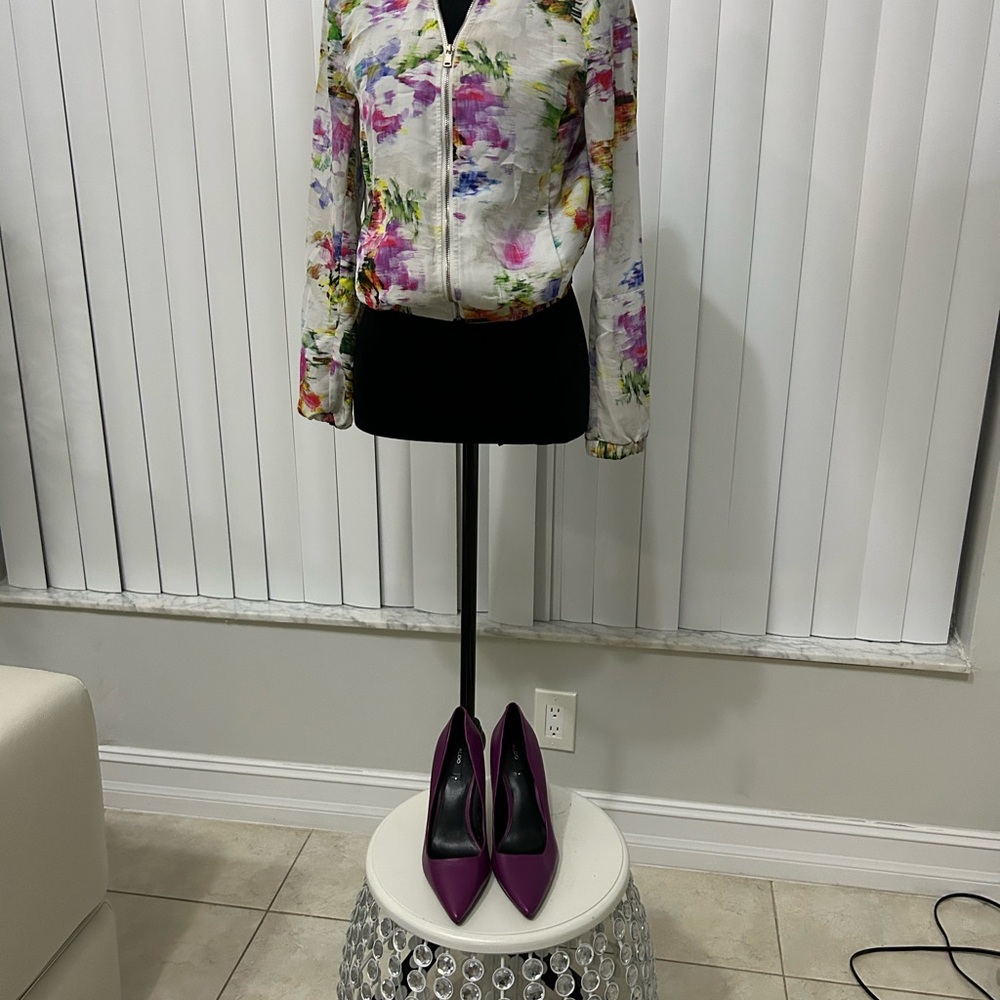 H&M boner Jacket with size 7 Aldo heels se together as a bundle
